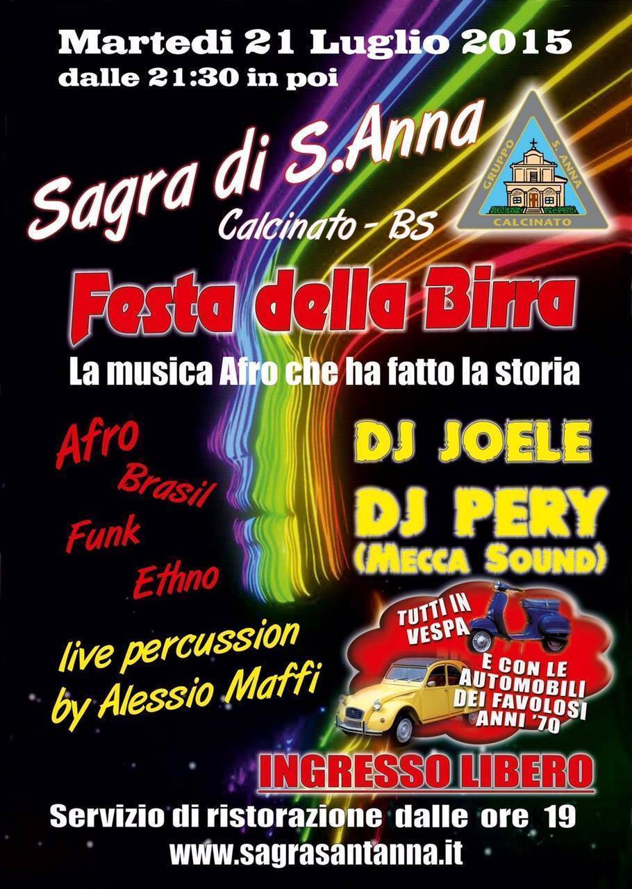 Martedì 21 Luglio Comincia La 51° Edizione Della Sagra Di Sant’Anna