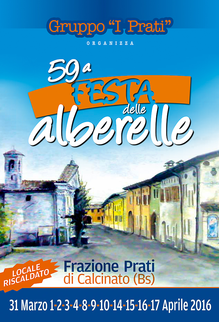 Festa Delle Alberelle Programma e Sponsor Sostenitori 59° Edizine