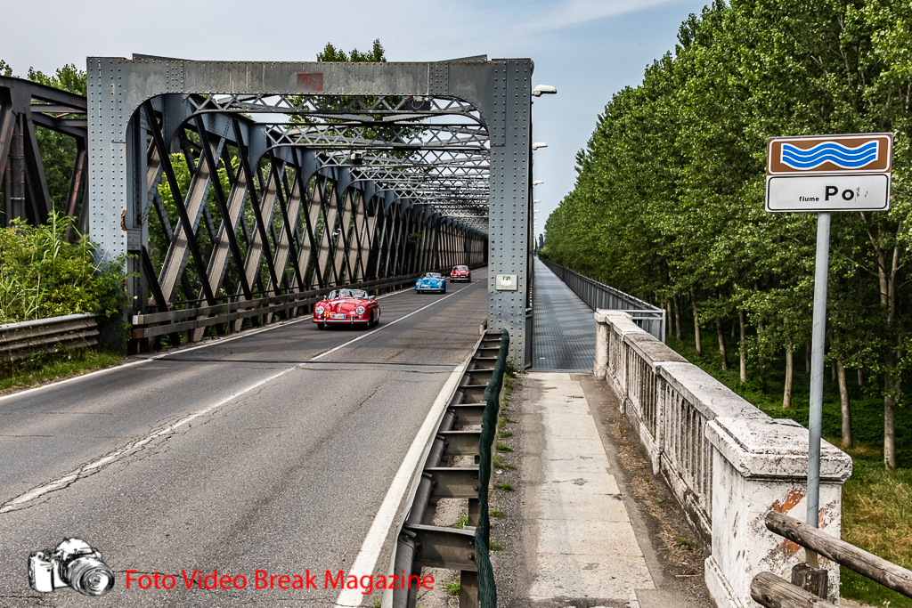 2021-06-16 Mille Miglia Storica passaggio Cremona Storico Ponte Fiume Po