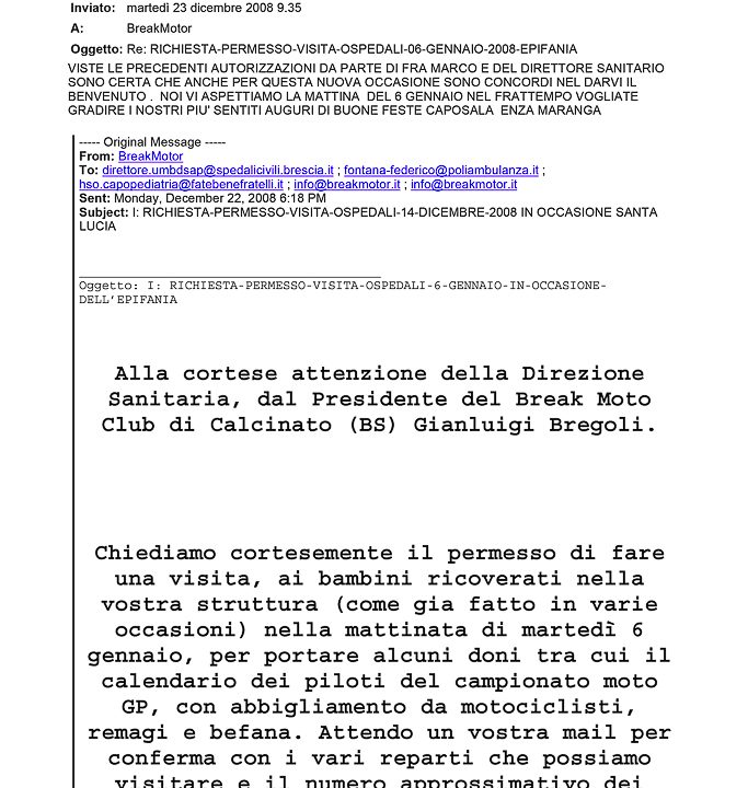 2008-12-23 Autorizzazione Sant’Orsola Consegna Giochi Giornata Della Befana