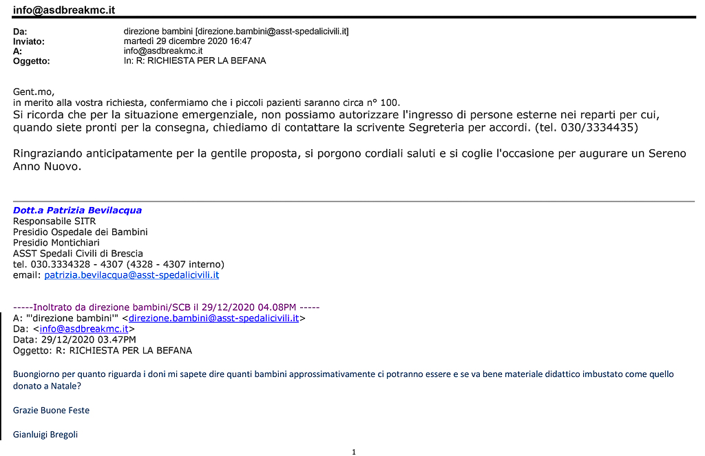 2020-12-29 Autorizzazione Spedali Civili Volontariato Epifania