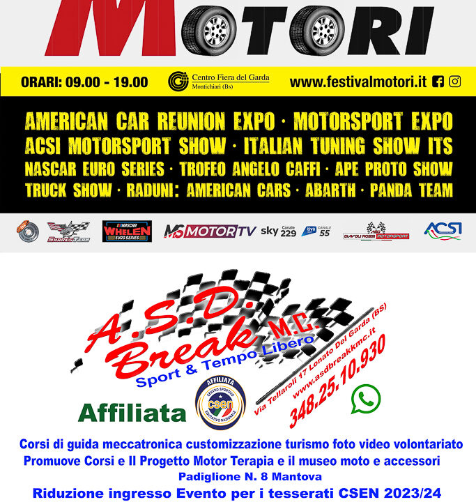 Asd Break Moto Club Motor Terapia Festival Dei Motori 2023